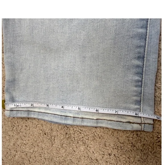 FRAME Le Crop Mini Boot‎ Jeans Women Light Wash Blue Flared Denim Cotton 31 - Picture 10 of 10